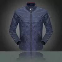 handsome veste gucci jacket hiver zipper blue